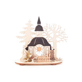 Tealight Holder, Church Scene